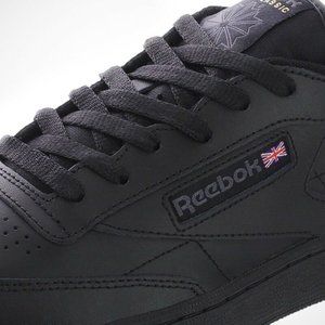 Reebok Classic Club C 85 Black Charcoal Mens Shoes